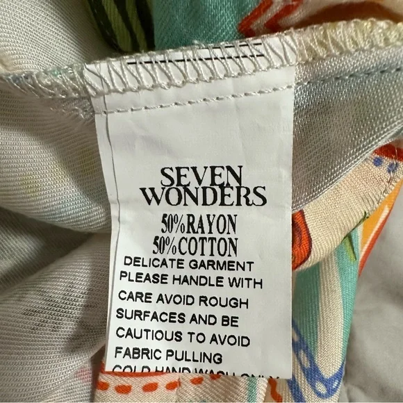 Seven Wonders Agata Shirt in Agata Print Women’s Size XS Fruit Print - Picture 10 of 11